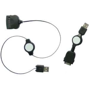   Retractable SyncCharger Cable for QTEK S100 / IMATE JAM Electronics