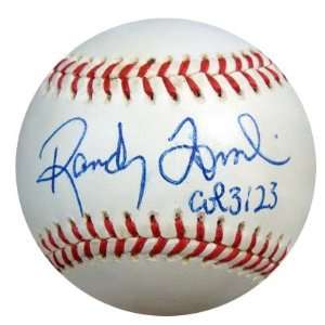  Randy Tomlin Autographed/Hand Signed NL Baseball PSA/DNA 