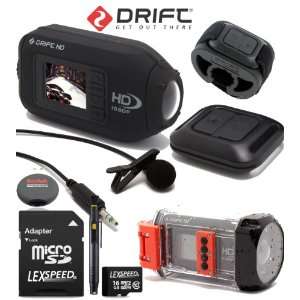  Definition Wearable Helmet Action Camera + LEXSpeed 32GB microSDHC 