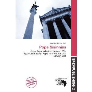  Pope Sisinnius (9786200779687) Germain Adriaan Books