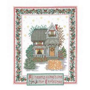  Holiday Hearts   Cross Stitch Pattern Arts, Crafts 