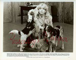 Goldie HAWN Dogs SEEMS LIKE OLD TIMES ORG PHOTO i90  