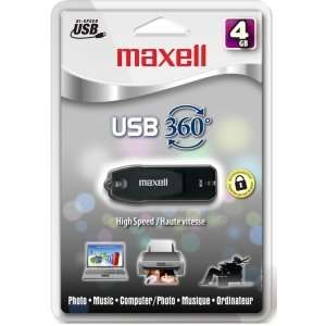  USB DRIVE, 4GB, 360 DEGREE, FLASH 503201 Electronics