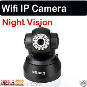 Wireless IP Webcam Camera Kamera Network Night Vision IR LED Light 