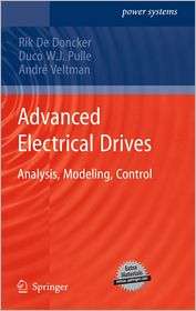Advanced Electrical Drives Analysis, Modeling, Control, (9400701799 