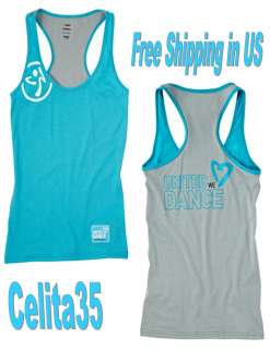ZUMBA® United We Dance to Cure ALS ™ ~ Racerback Tank Top 