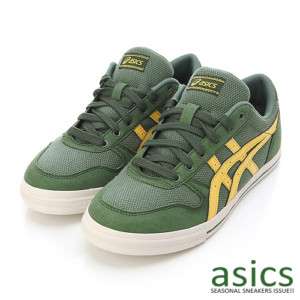 Brand New ASICS AARON CV Shoes Olive Yellow #8  