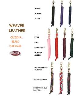 WEAVER LEATHER BRAND, COLOR SPLASH, POLY LEAD ROPE  