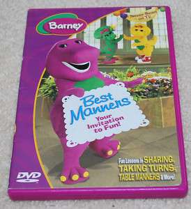 BARNEYS BEST MANNERS YOUR INVITATION TO FUN DVD MOVIE 045986028181 