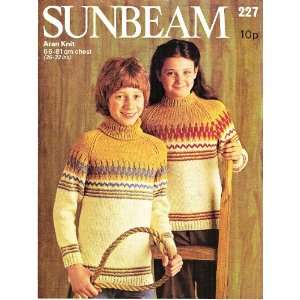    Scandinavian Look in Aran Knit for youngsters 