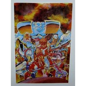  Vintage 1990s Image Comics Youngblood Team Poster by Rob 