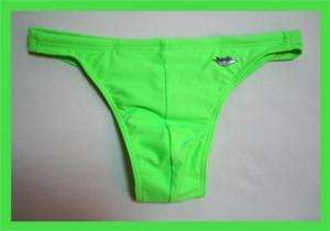 Waveline Japanese Style Swimming Trunks   Lime Green   M  