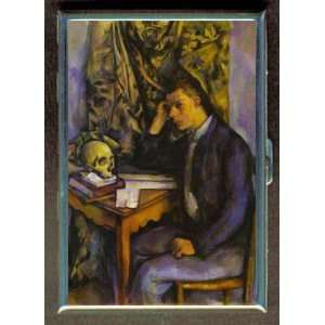  YOUNG MAN WITH A SKULL CEZANNE ID CIGARETTE CASE WALLET 