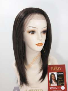 100% REMY Human Hair Lace Front Straight Full Wig MIRACLE  
