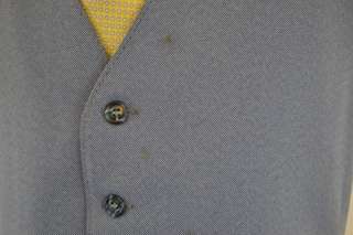 Vintage MOD Indie Andre Martin Blue 3 Piece Vest Suit 44R  