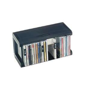  ALLSOP Storage CD Cabinet Plastic 25 CD Black Electronics