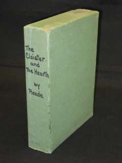 Reade THE CLOISTER AND THE HEARTH Suede Bind w/Box 1915  