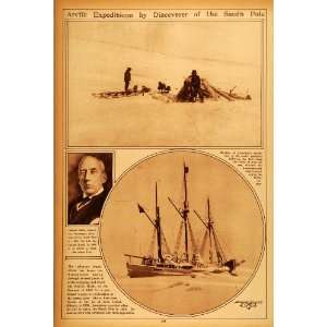   Amundsen Aion Island Maud   Original Rotogravure