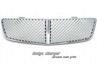 Charger 06 08 Diamond Style Chrome Grille Grill  