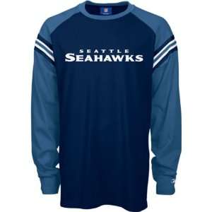  Men`s Seattle Seahawks Fan L/S Crew Neck Tshirt Sports 