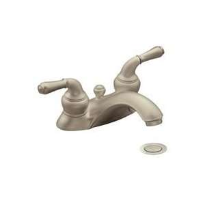 Moen 4551 Brushed Nickel Monticello 2   Handle Lavatory Faucet with 