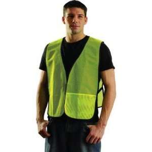  Yellow Mesh Vest With No Reflective Tape