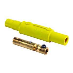   Nose, Female, Plug, Contact and Insulator, Yellow