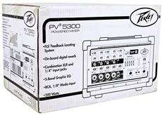   Watt 5 Channel Powered Live Sound Mixer w/ 5 Band EQ PV 5300  