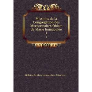  Missions de la CongrÃ©gation des Missionnaires Oblats de 