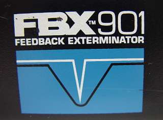 Sabine FBX 901 Audio Controls Feedback Exterminator  