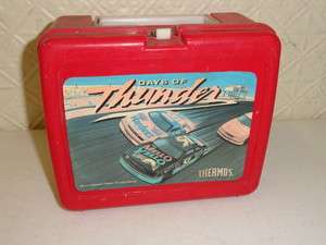   LUNCH BOX 1980S DAYS OF THUNDER HARDEES MELLO YELLO TOM CRUISE  