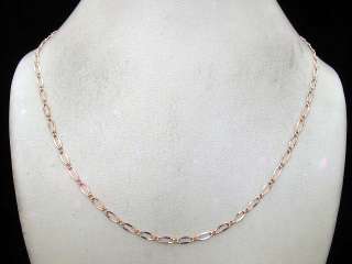 PRETTY ROSE GOLD FILLED 14K NECKLACE   CHAIN COD 199  