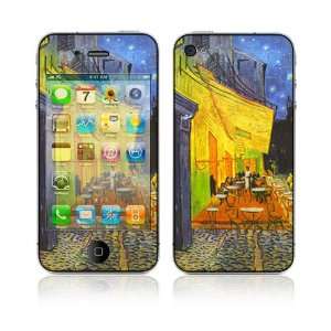  Apple iPhone 4G Decal Vinyl Skin   Cafe at Night 