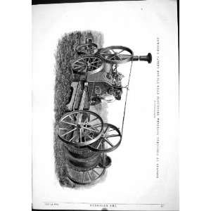 Engineering 1874 Howard Patent Double Gear Ploughing Windlass Bedford