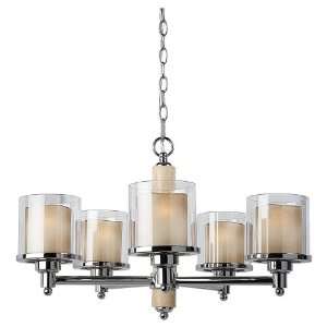  Murray Feiss Belleaire 25 1/4 Wide 5 Light Chandelier 