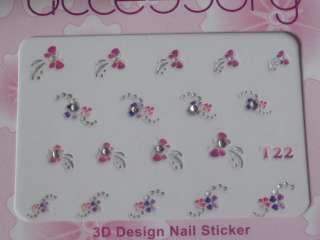 Bueaty Decal Nail 3D sticker for finger toe  