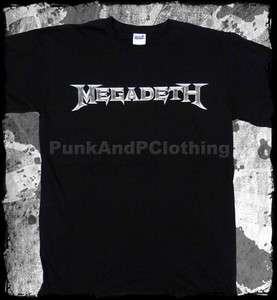 Megadeth   Classic Logo   official t shirt   FAST SHIPPING  