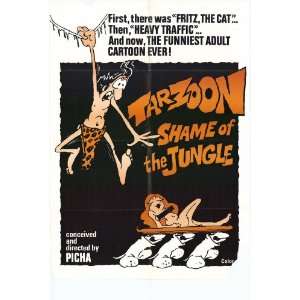  Tarzoon Shame of the Jungle Movie Poster (27 x 40 Inches 