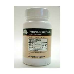  TPAN Pancreas Extract (300 mg) 60 Vegetable Capsules 