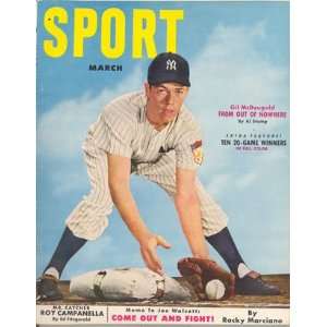   Magazine March 1952 Gil McDougald New York Yankee