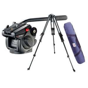  Manfrotto 501HDV 351MVB Video Tripod & Head Kit Camera 
