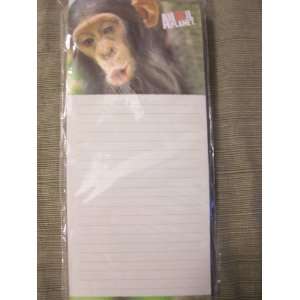  Animal Planet Magnetic List Pad ~ Chimpanzee Office 