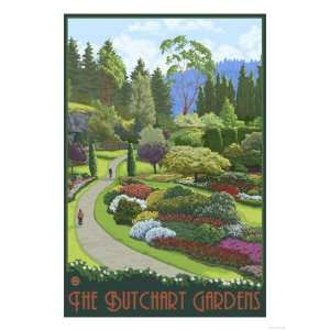 Butchart Gardens   Brentwood Bay, British Columbia, Canada Giclee 