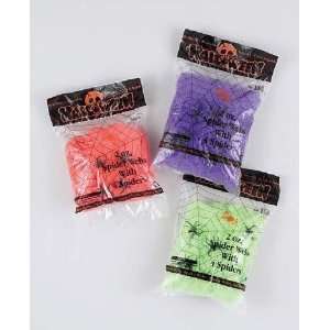  Its in the Bag 53012 Neon Halloween Spider Webbing  Pack 