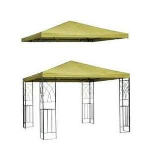 NEW 10x10 REPLACEMENT BEIGE CANOPY TOP GAZEBO COVER  