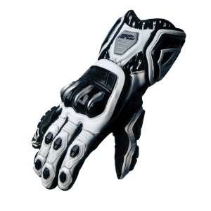  Arlen Ness A Spec Race Gloves (White/Black, Large 