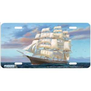 5408 Clipper Ship Nautical License Plate Car Auto Novelty Front Tag 
