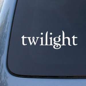    White Twilight Logo   Edward Cullen Vinyl Decal Sticker Automotive