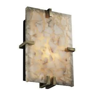  ALR 5551   Justice Design   Clips Rectangle Wall Sconce 