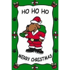  HO HO HO , Merry Christmas , Crunch Card for DOgs 